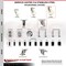 Service Caster 5 Inch 316SS Nylon Wheel Swivel 3/4 Inch Expanding Stem Caster Set SCC SCC-SS316EX20S514-NYS-34-4 - alternate 4